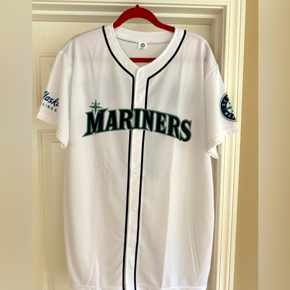 Seattle Mariners Edgar Martinez White Jersey